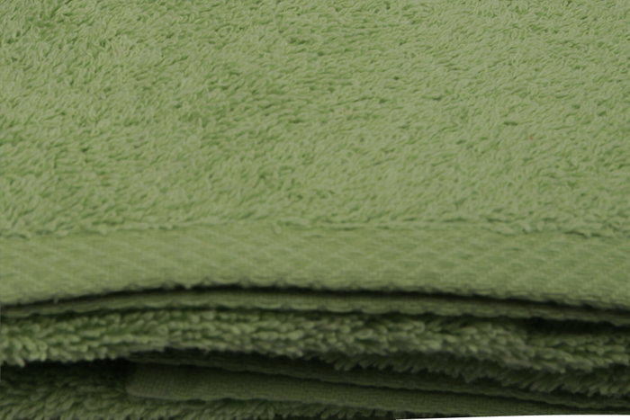 Mijölnir Toalla de manos de algodón 100% verde, 50x90 cm, 500 gr/m²